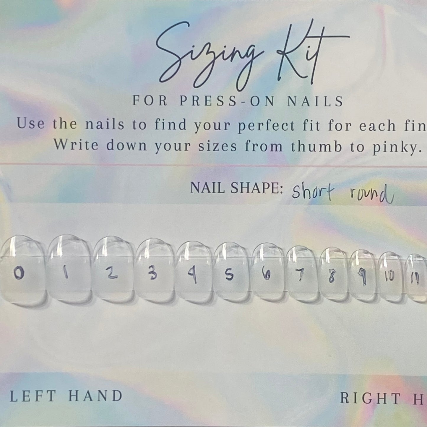 Sizing Kits📏