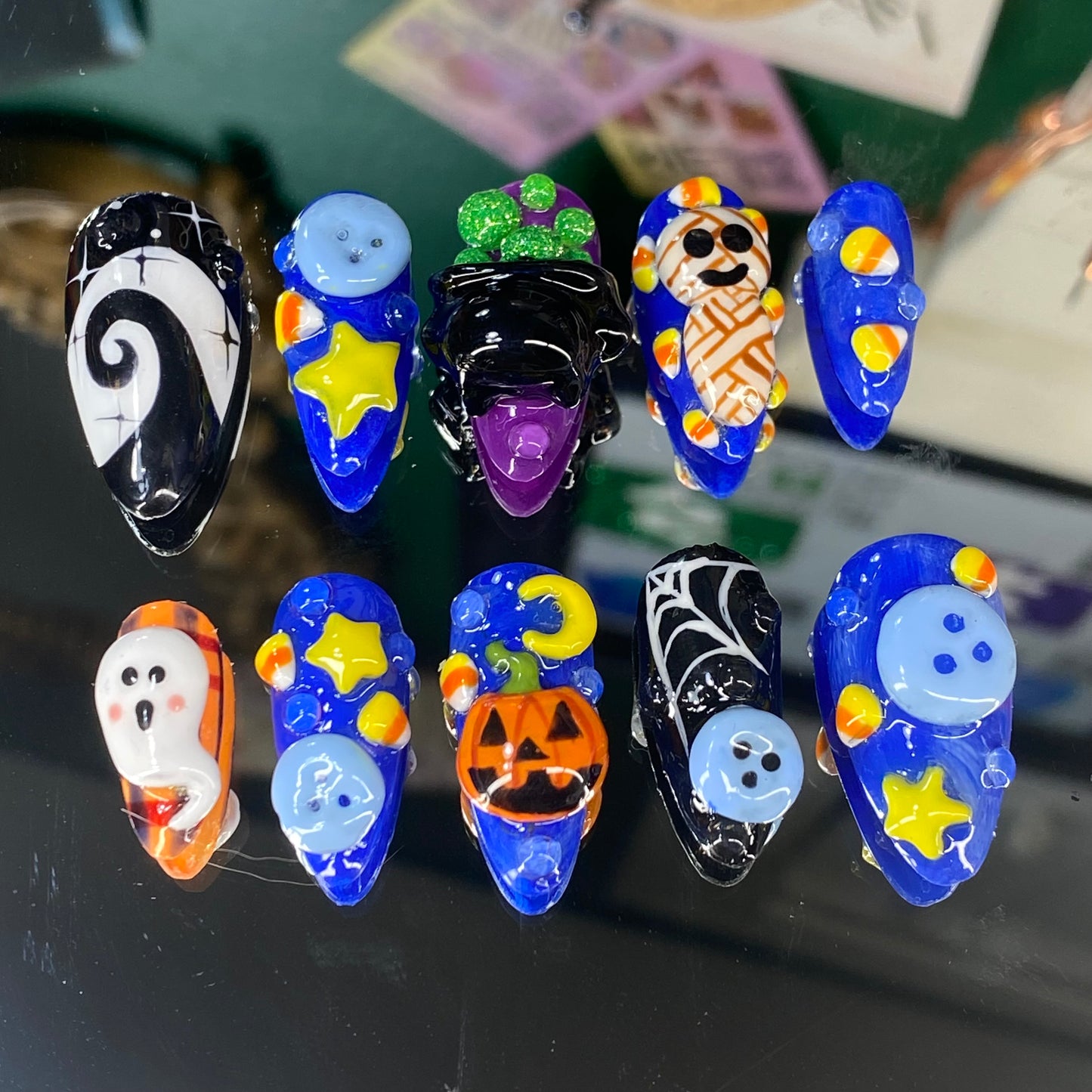 Happy Halloween🎃 – Luxury Handmade Press-On Nails