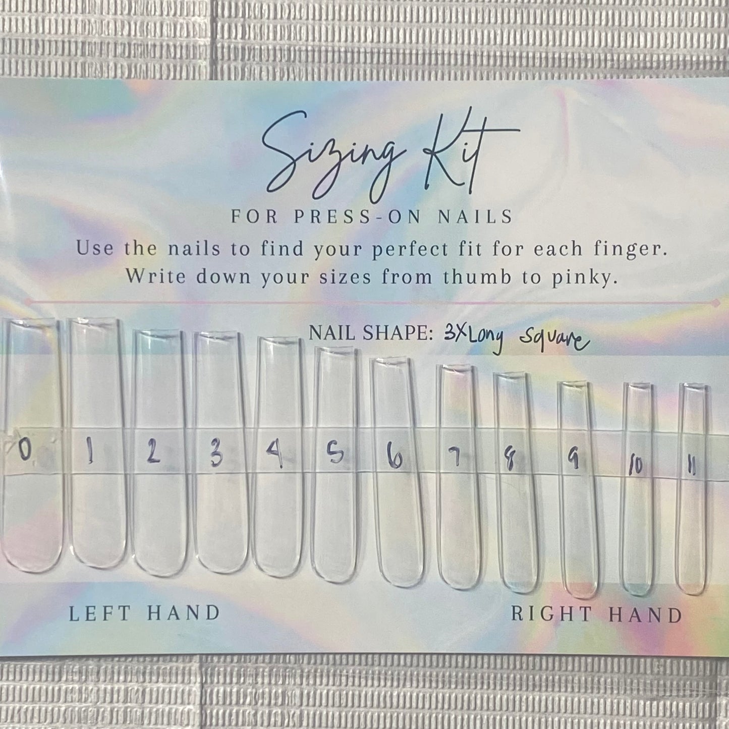 Sizing Kits📏