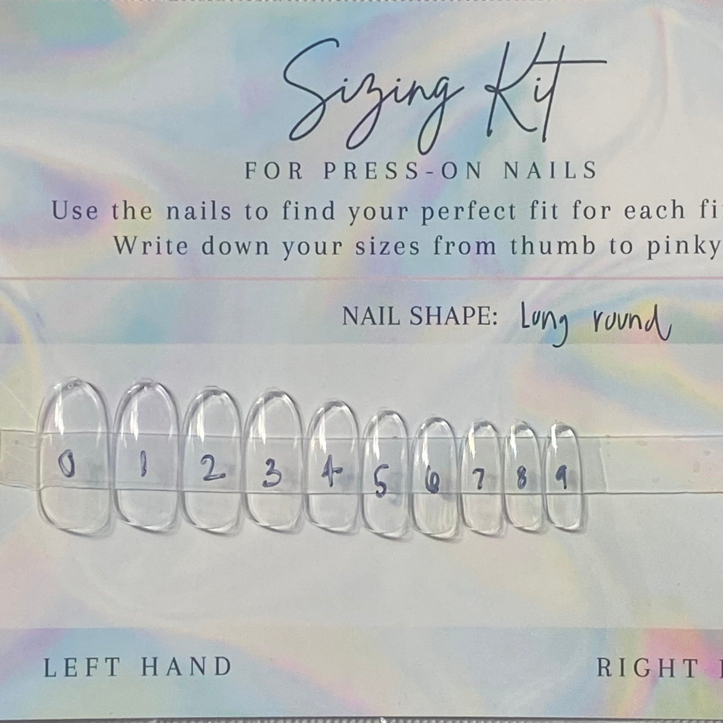 Sizing Kits📏