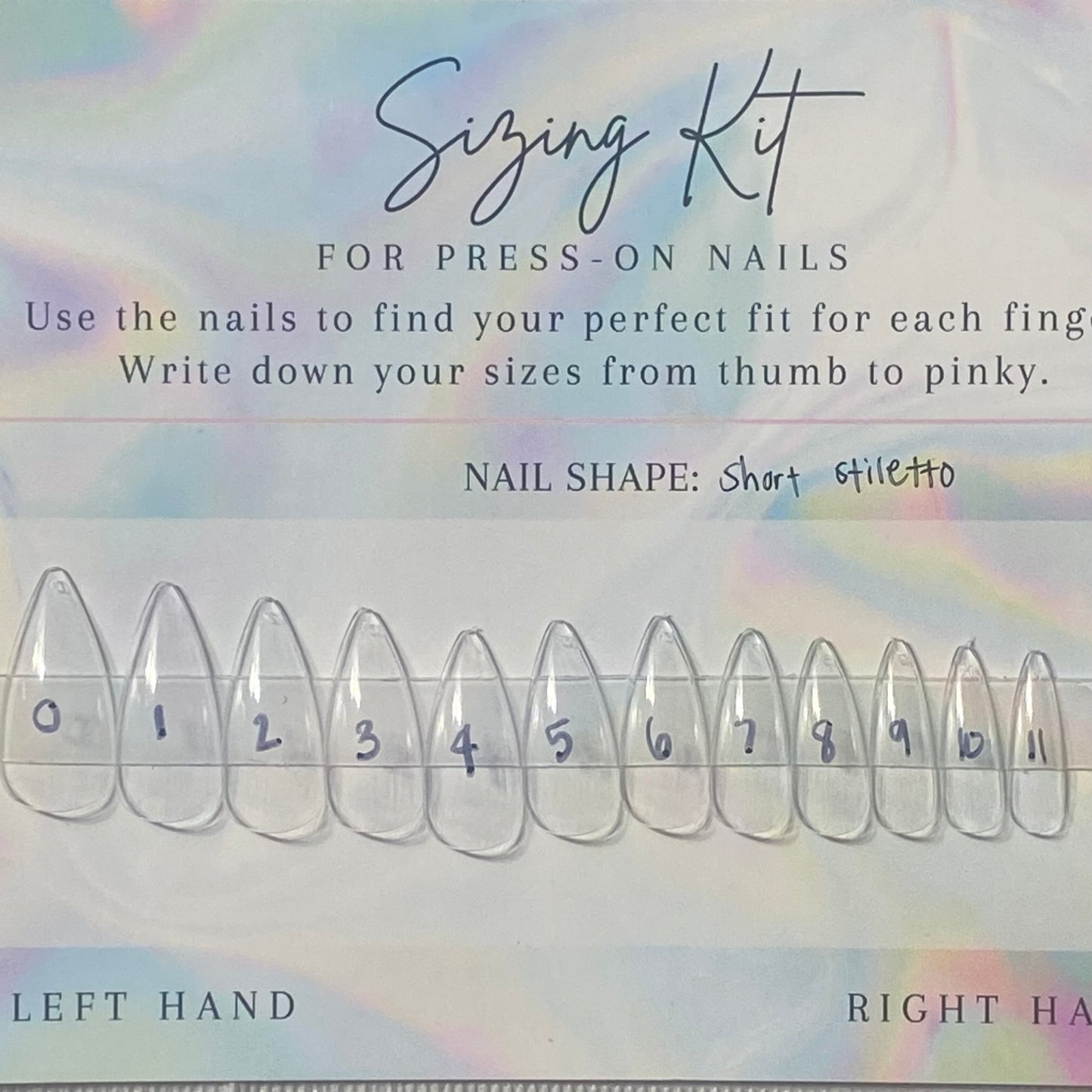Sizing Kits📏