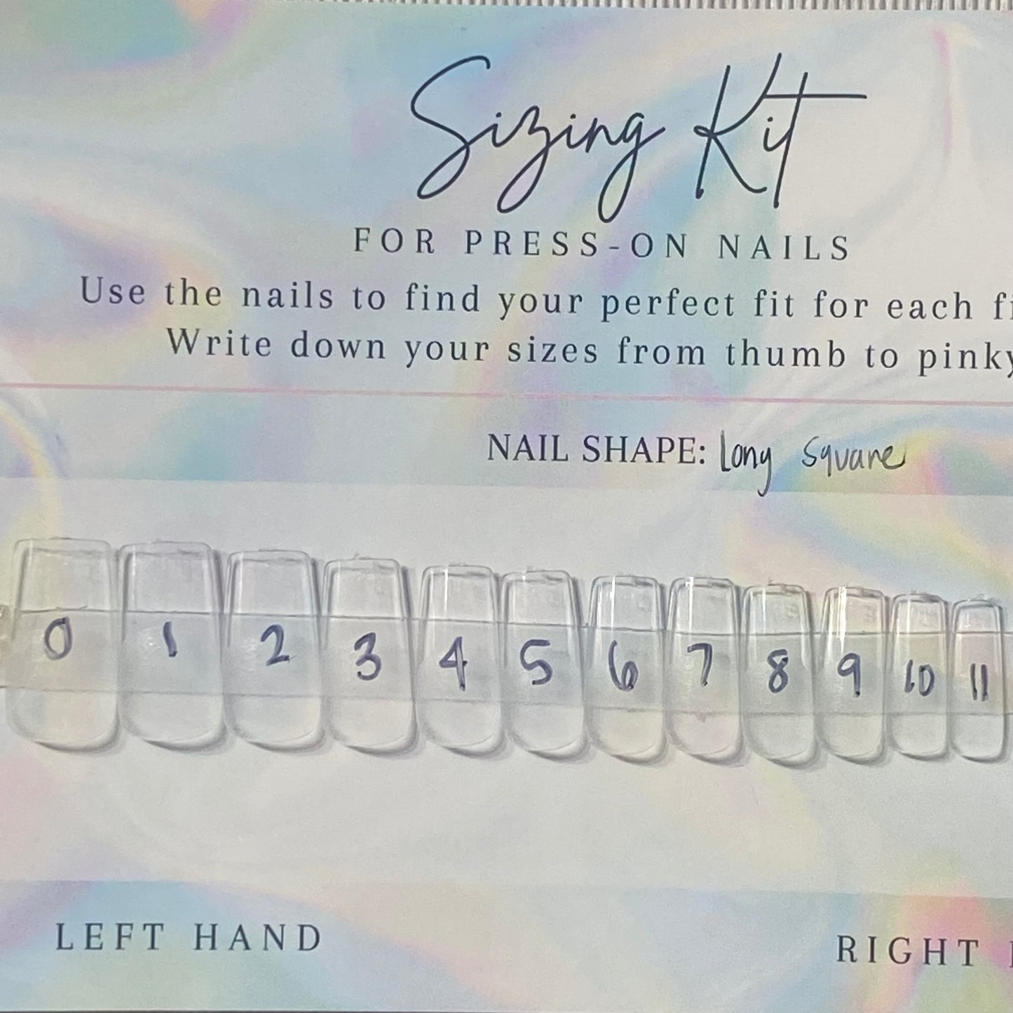 Sizing Kits📏