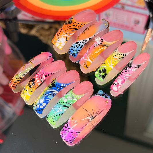 Hot Girl❤️‍🔥 – Luxury Handmade Press-On Nails