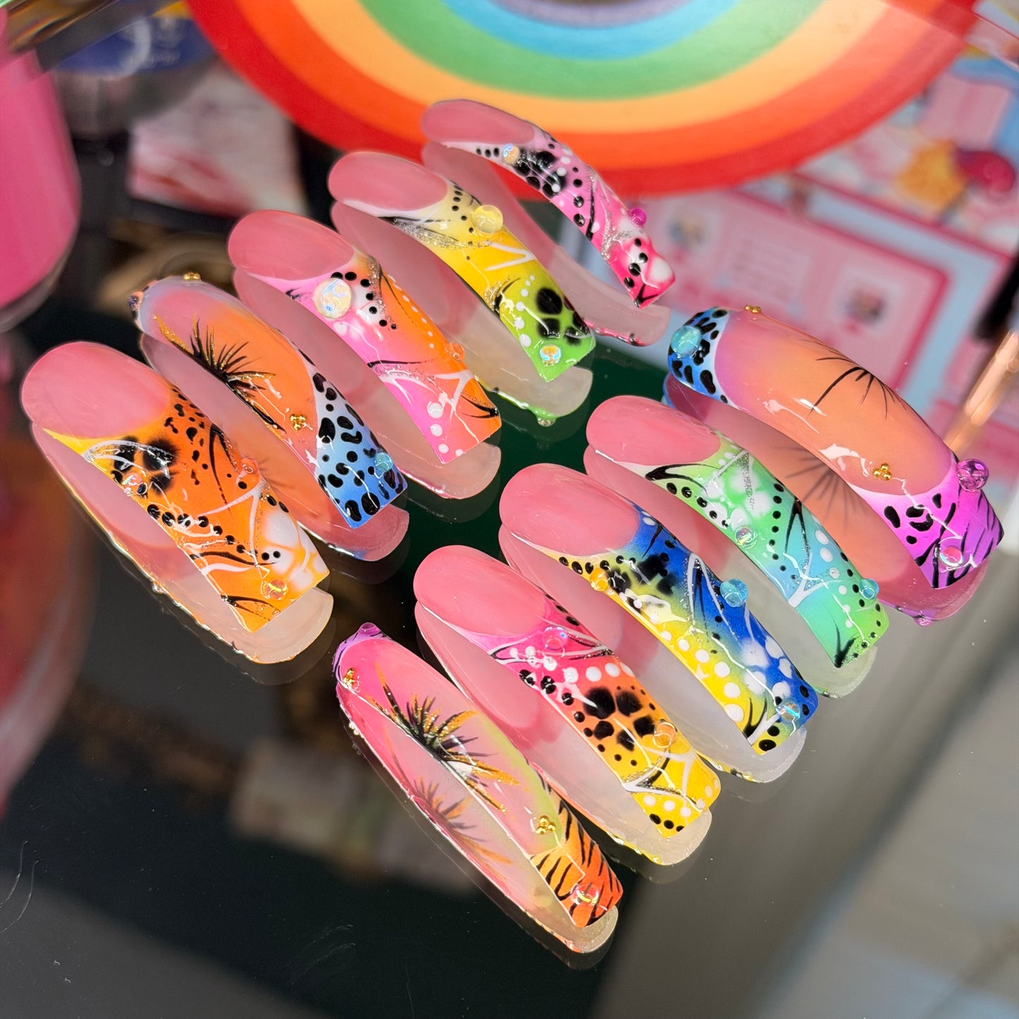 Hot Girl❤️‍🔥 – Luxury Handmade Press-On Nails
