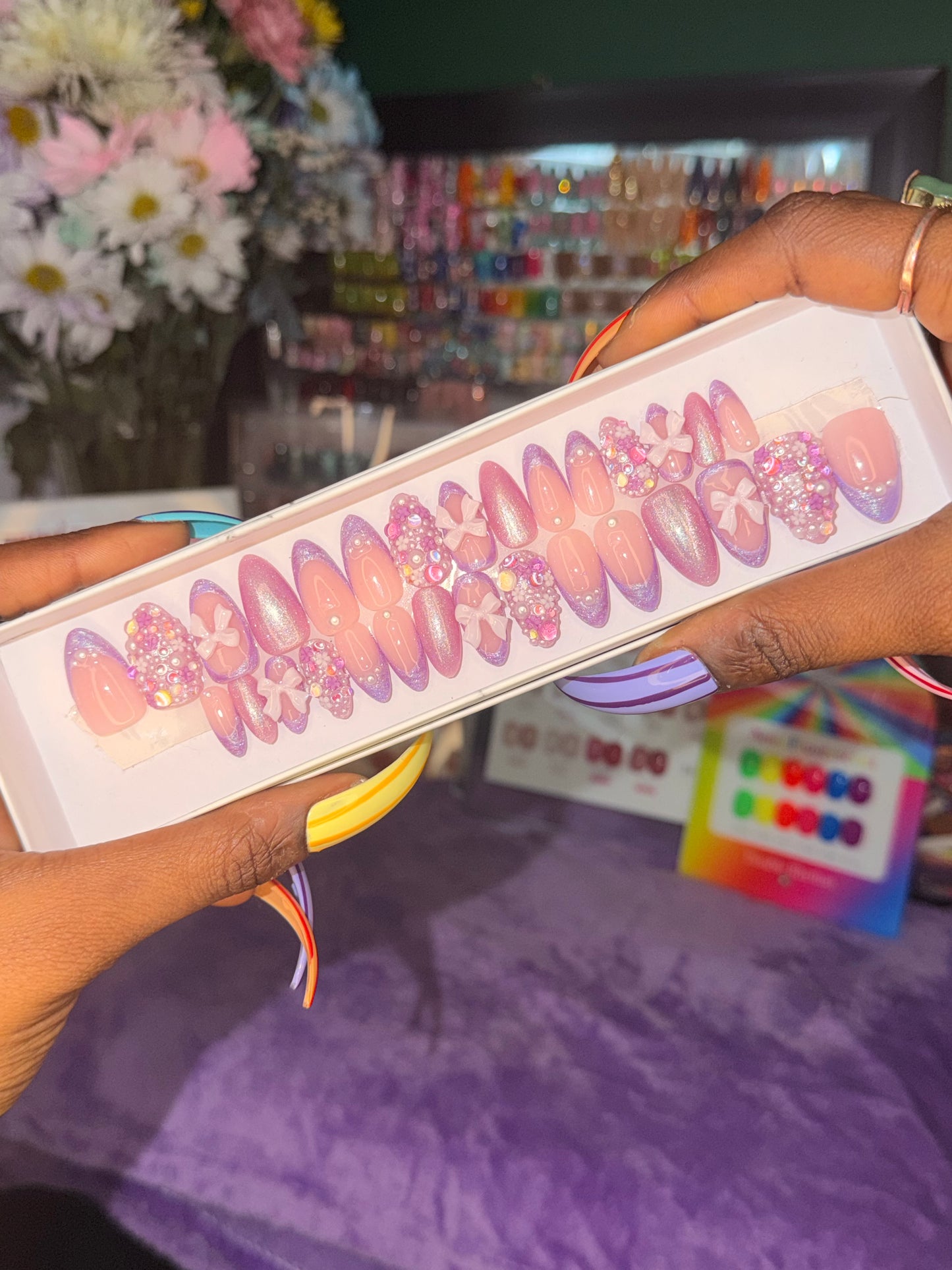 Lavender🪻 – Luxury Handmade Press-On Nails Full Set