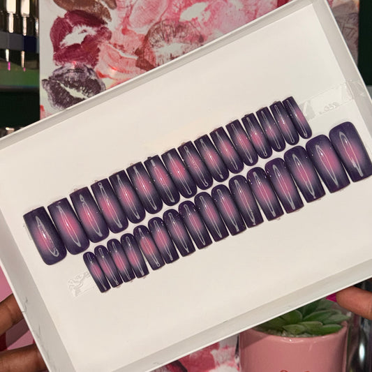 Aura🔮 – Luxury Handmade Press-On Nails Full Set