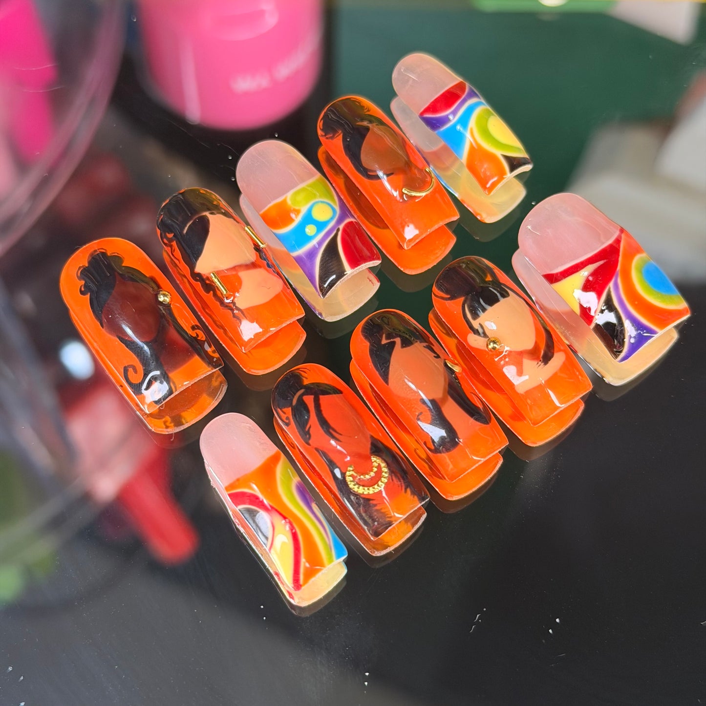 Black Girl Magic 🪄 – Luxury Handmade Press-On Nails