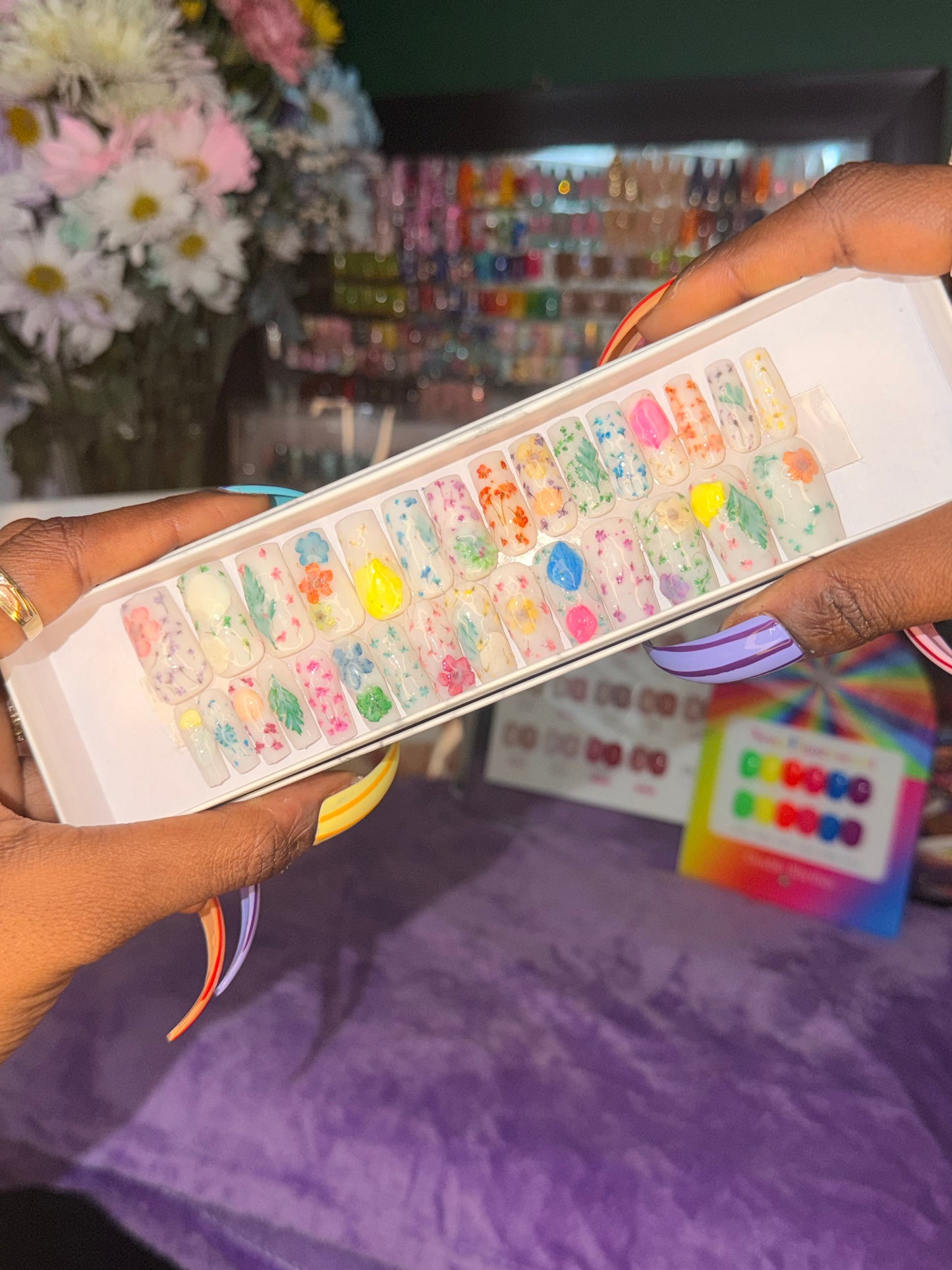 Milk Bath💐 – Luxury Handmade Press-On Nails Full Set