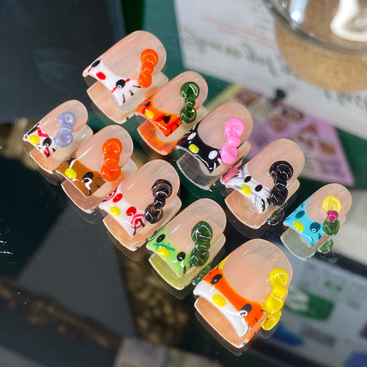 Spooky HK🎃 – Luxury Handmade Press-On Nails