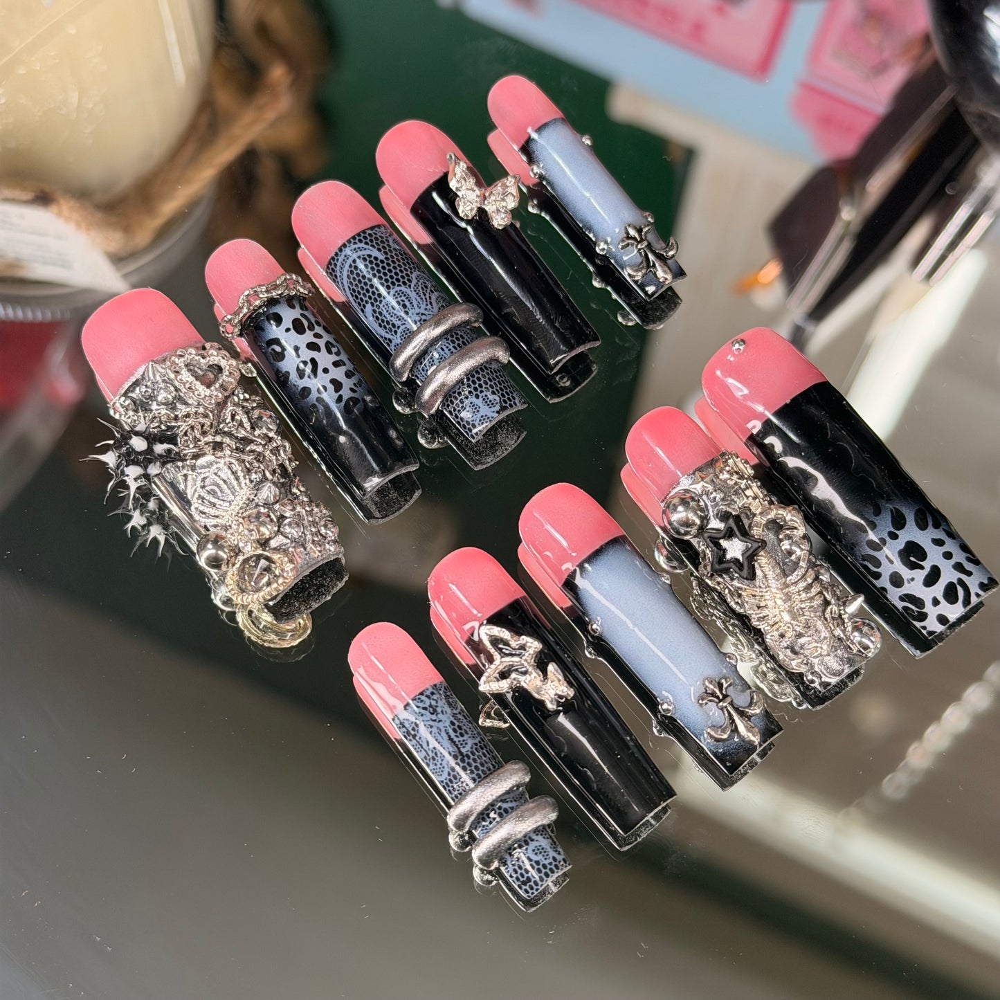 Badass🖤🤘🏾– Luxury Handmade Press-On Nails