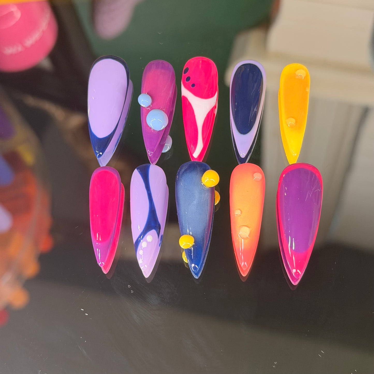 Electric⚡️ – Luxury Handmade Press-On Nails