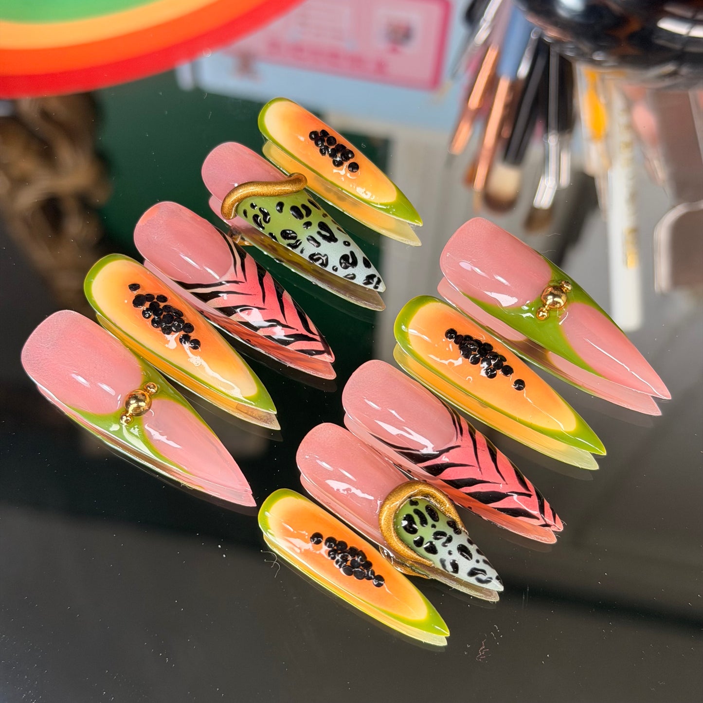 Vacation Me🍹 – Luxury Handmade Press-On Nails
